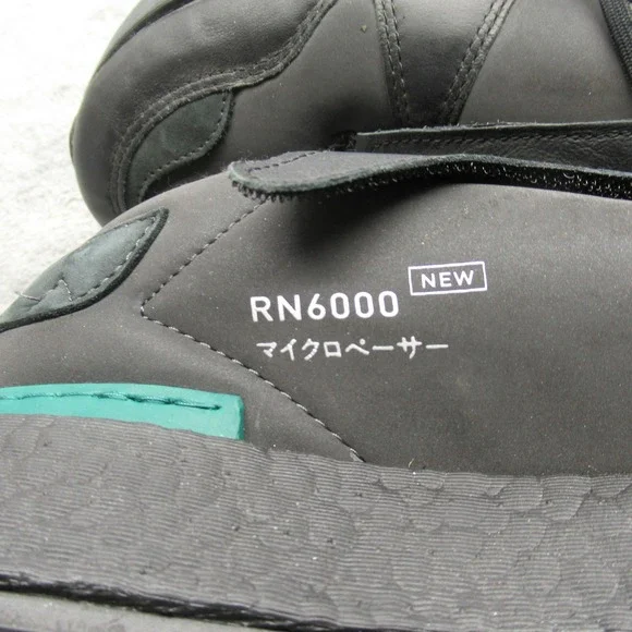 Adidas Futurepacer Shoes Mens 10 Core Black Carbon Green Leather‎ Sneakers NEW
